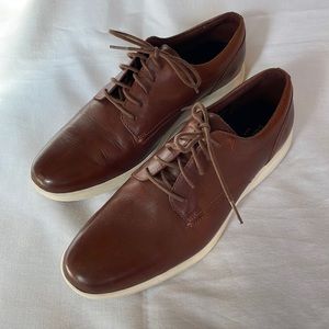 Gently worn Men’s Cole Haan Brown Leather Oxfords Sz 11